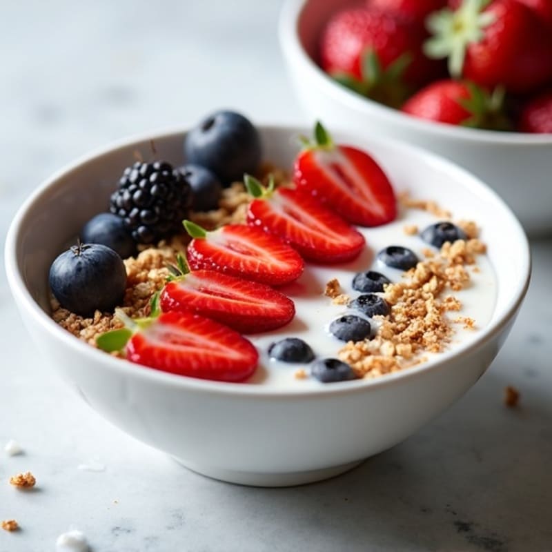 Protein-Packed Greek Yogurt Berry Bowl
