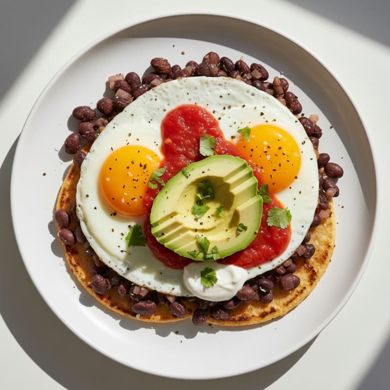 Huevos Rancheros with Avocado