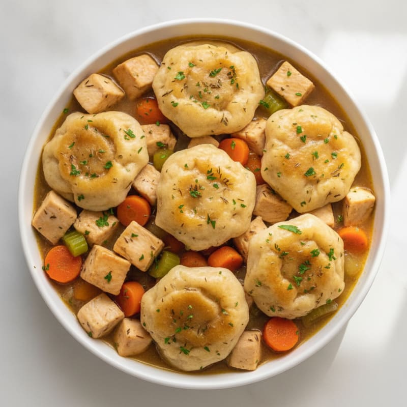 Homestyle Chicken and Herb Dumplings