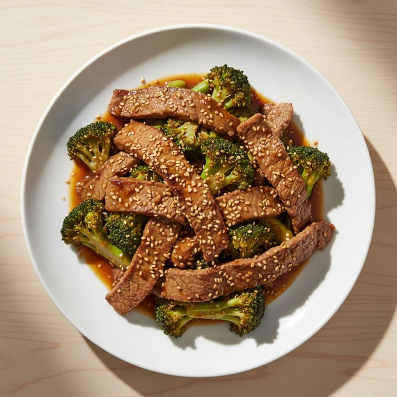 Sesame Beef and Broccoli Stir-Fry
