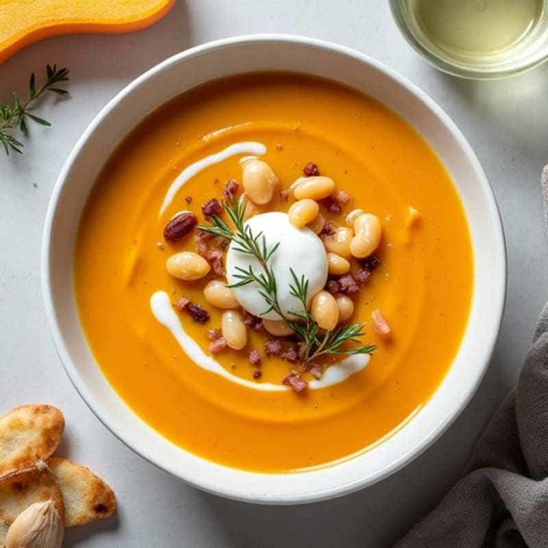 Creamy Roasted Butternut Squash Soup