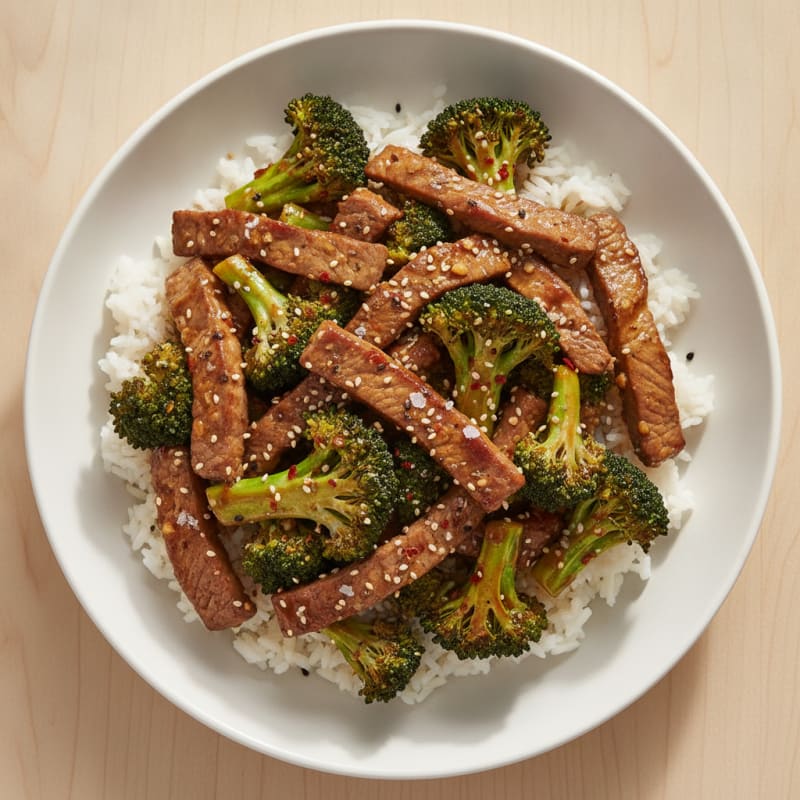 Sesame Beef & Broccoli Stir-Fry