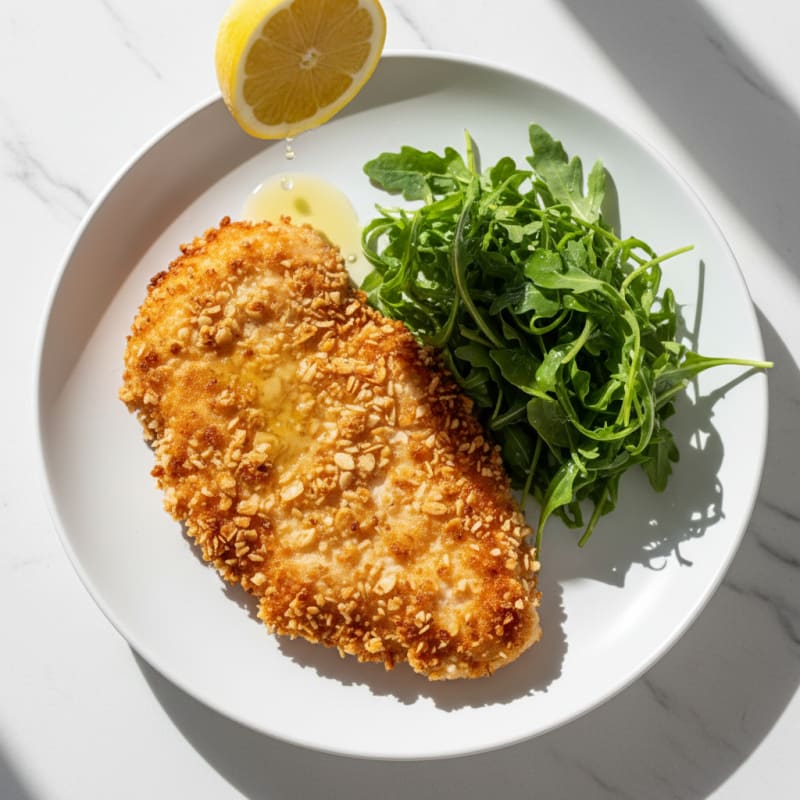 Pan-Fried Chicken Schnitzel with Lemon