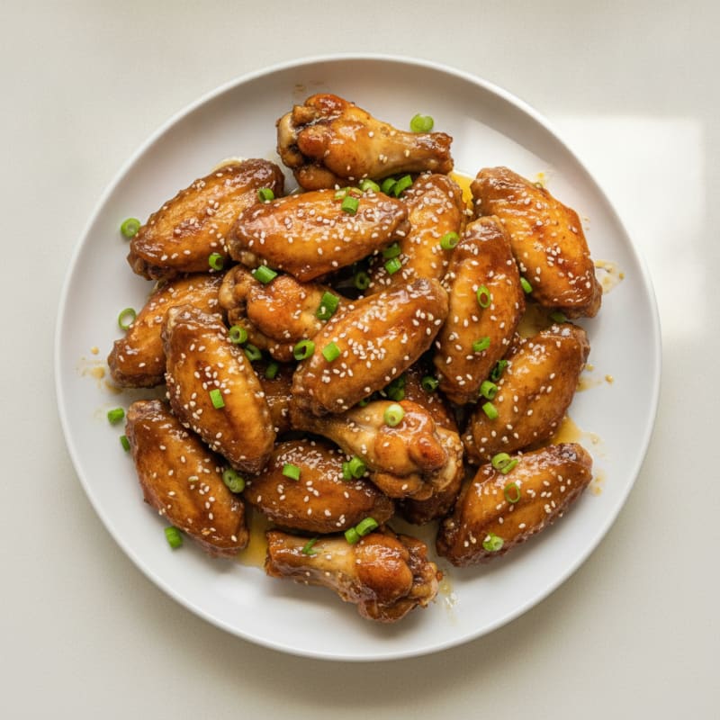 Honey-Garlic Glazed Chicken Wings