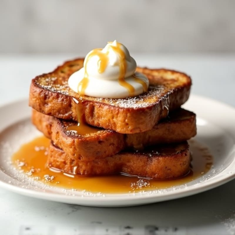 Protein-Packed Vanilla Almond French Toast