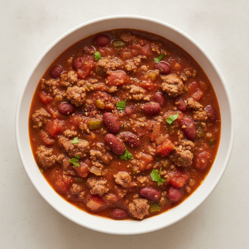 Hearty Slow Cooker Beef Chili