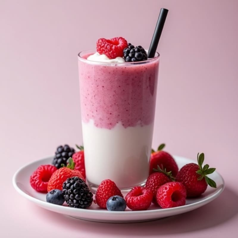 Creamy Berry Protein Smoothie