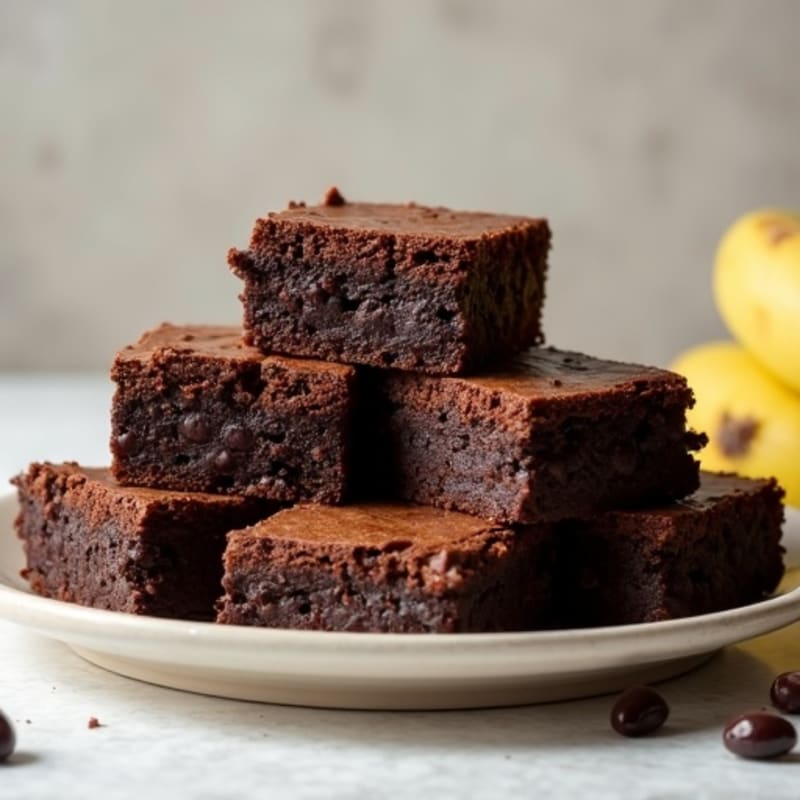 Fudgy Black Bean Chocolate Brownies