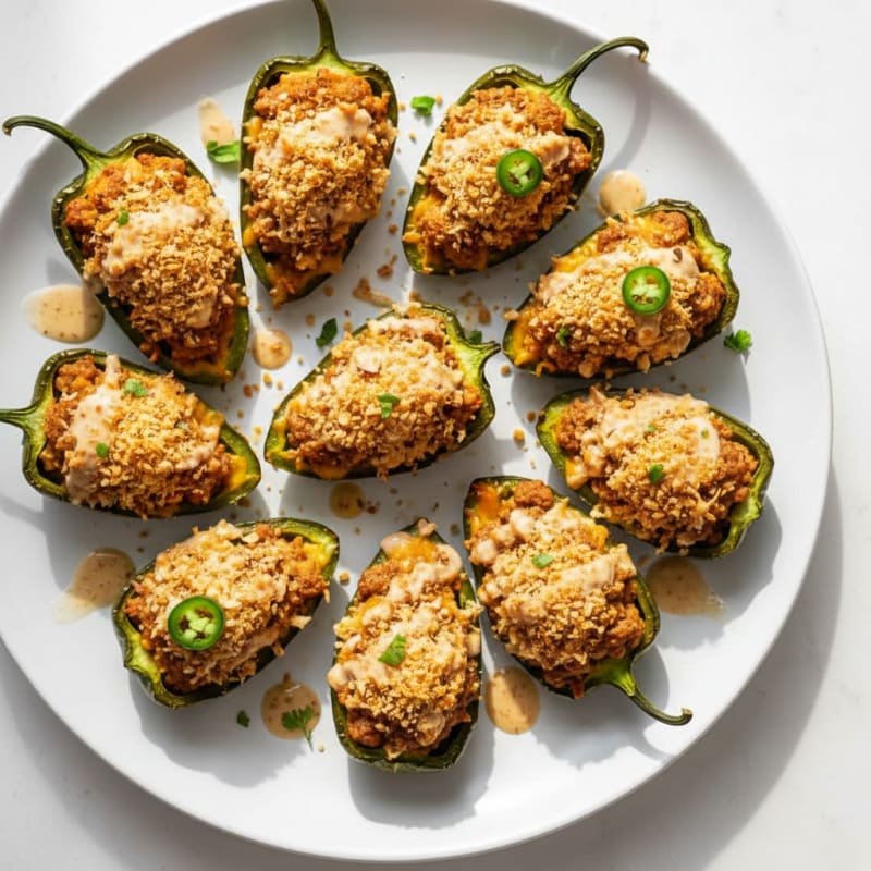 Crispy Baked Jalapeño Poppers