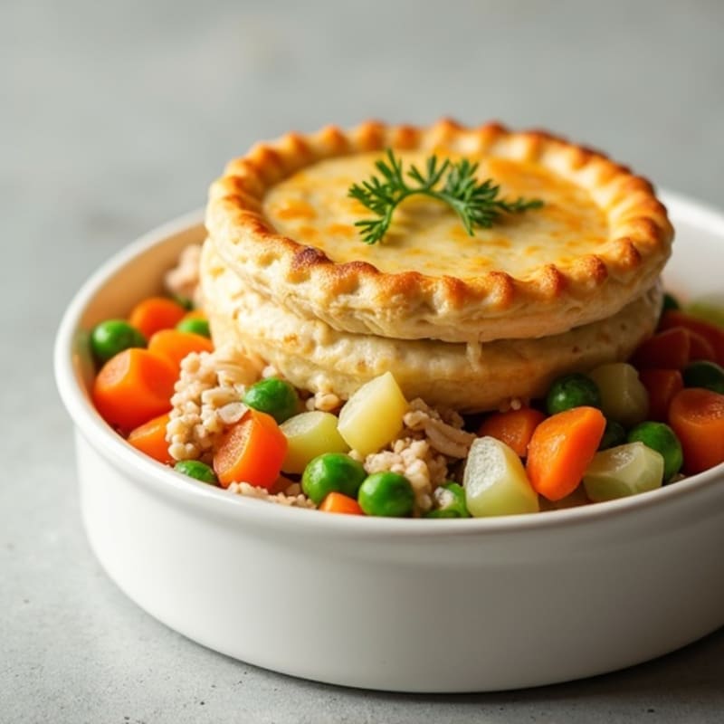 Creamy Turkey and Vegetable Pot Pie
