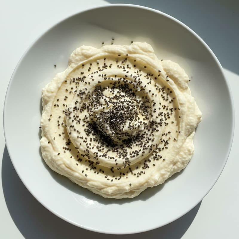 Silky Vanilla Protein Yogurt with Chia Seeds