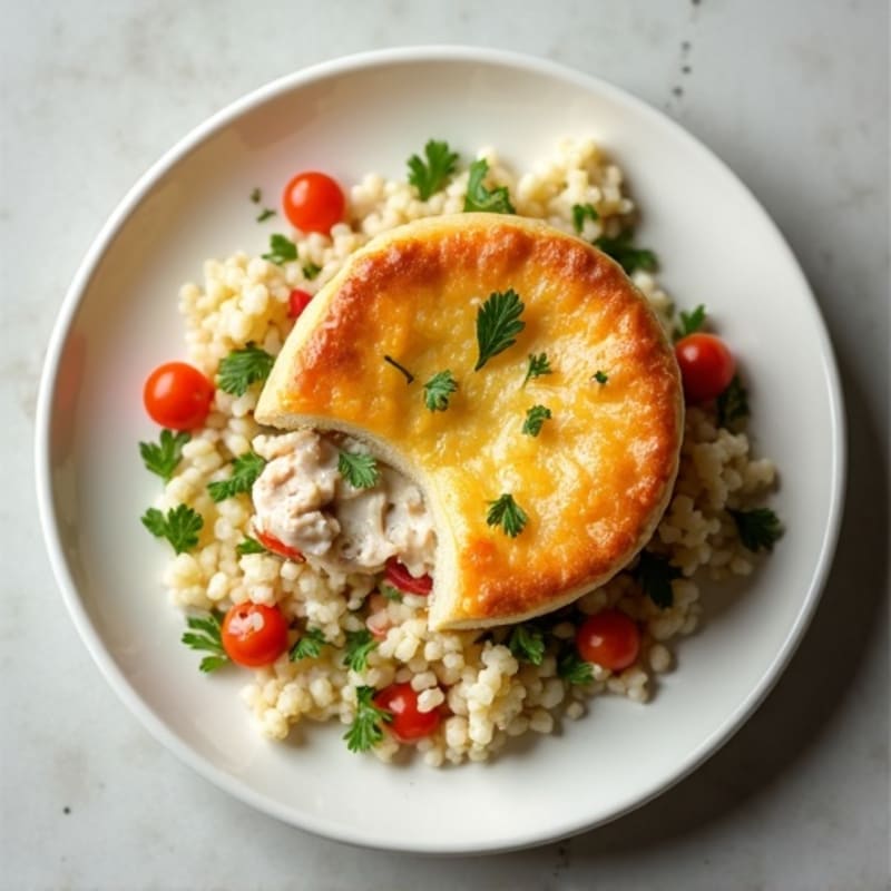 Creamy Herb-Roasted Turkey Pot Pie