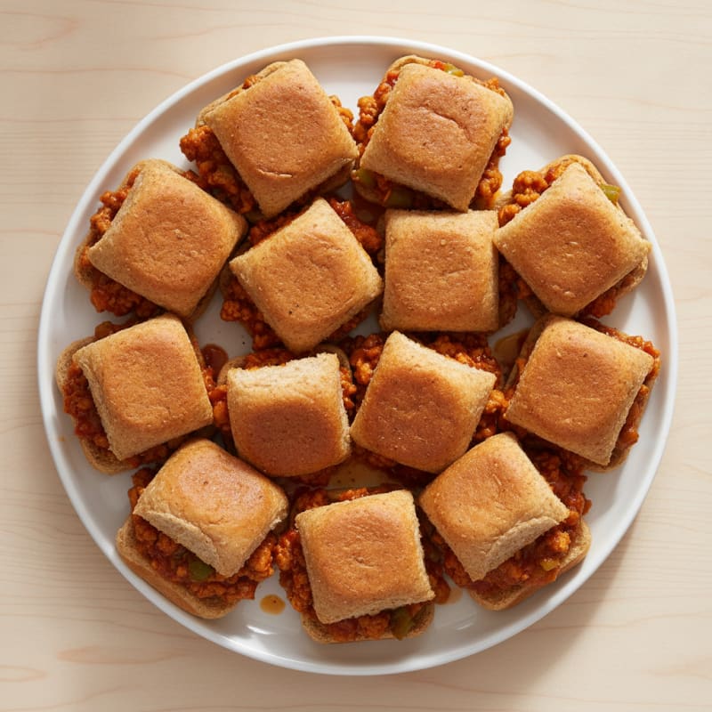 Sweet and Tangy Sloppy Joe Sliders