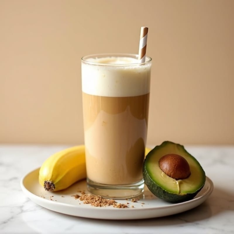 Creamy Vanilla Cold Brew Protein Smoothie
