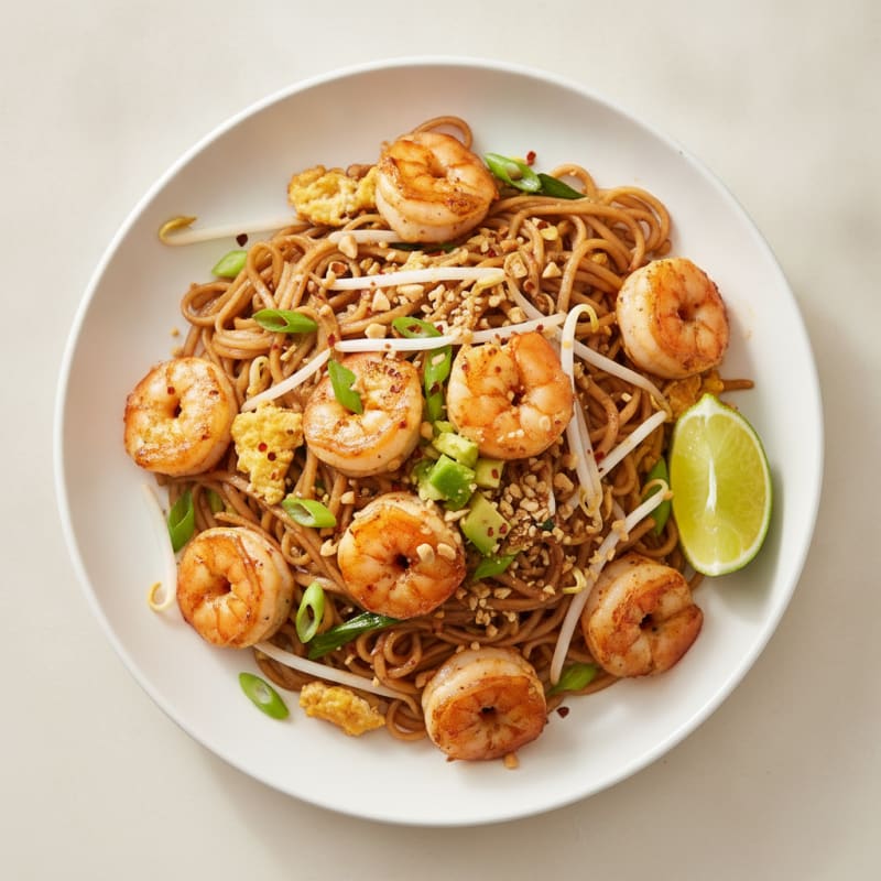 Shrimp Pad Thai Noodles