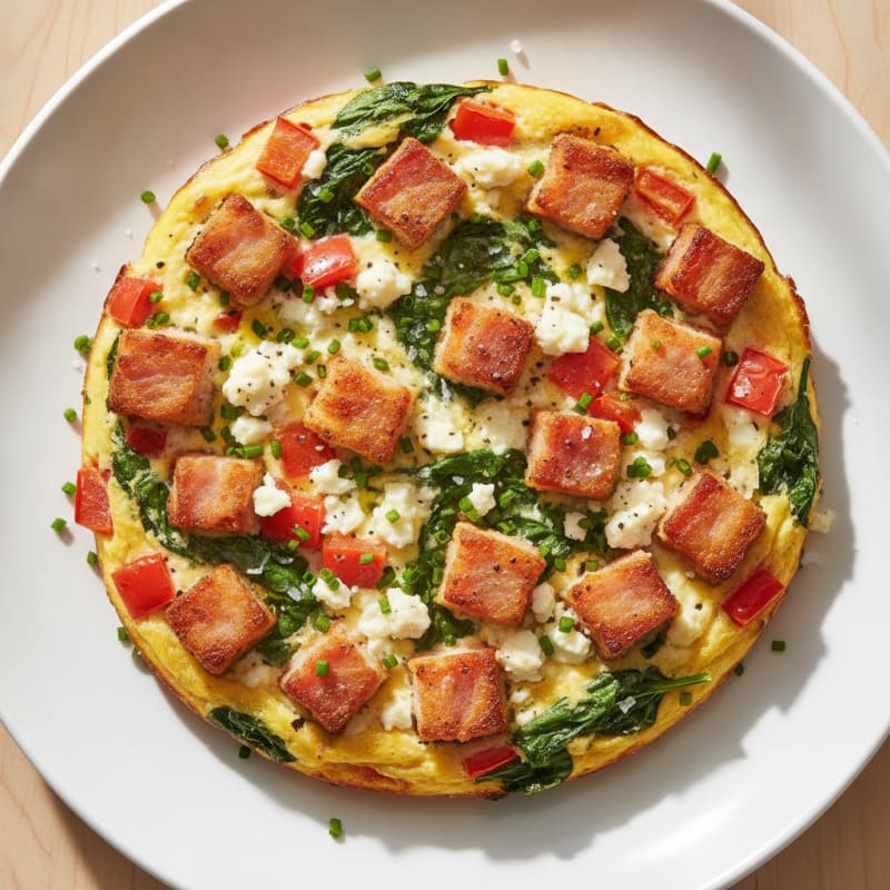 Sheet Pan Eggs and Bacon Bake