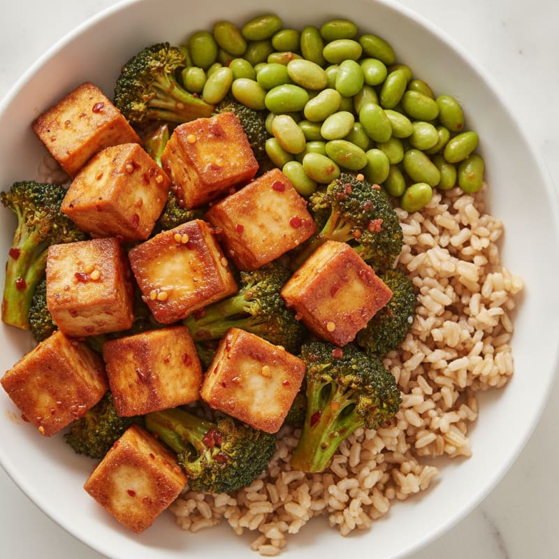Ginger-Soy Tofu Power Bowl