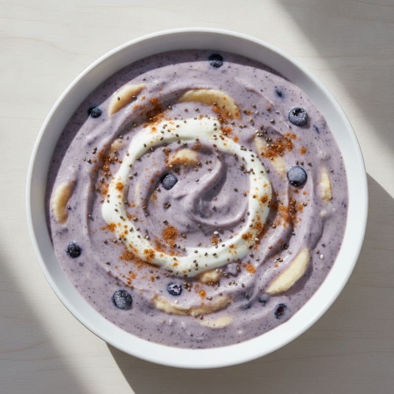 Blueberry Banana Protein Smoothie