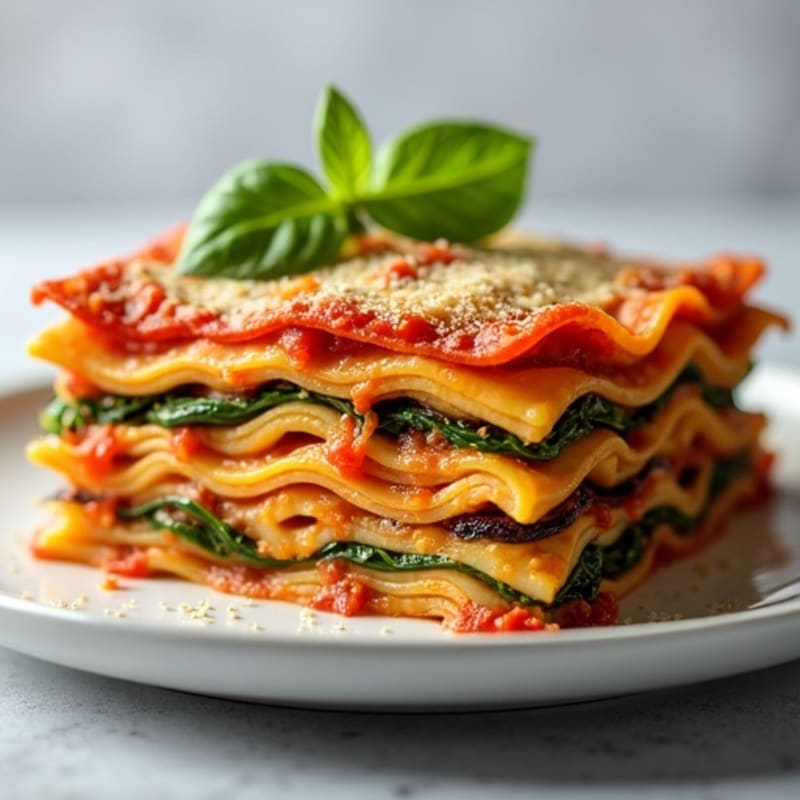 Healthy Layered Veggie Lasagna