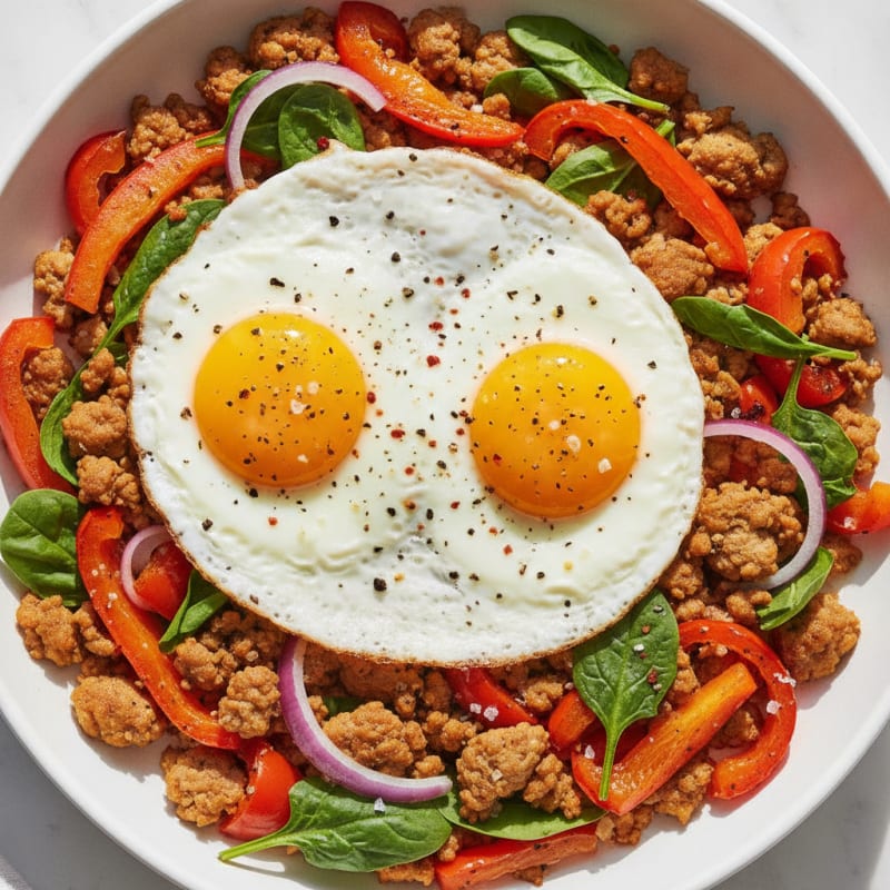 Hearty Grand Slam Breakfast Skillet