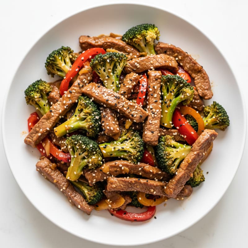 Sesame Beef and Broccoli Stir-Fry