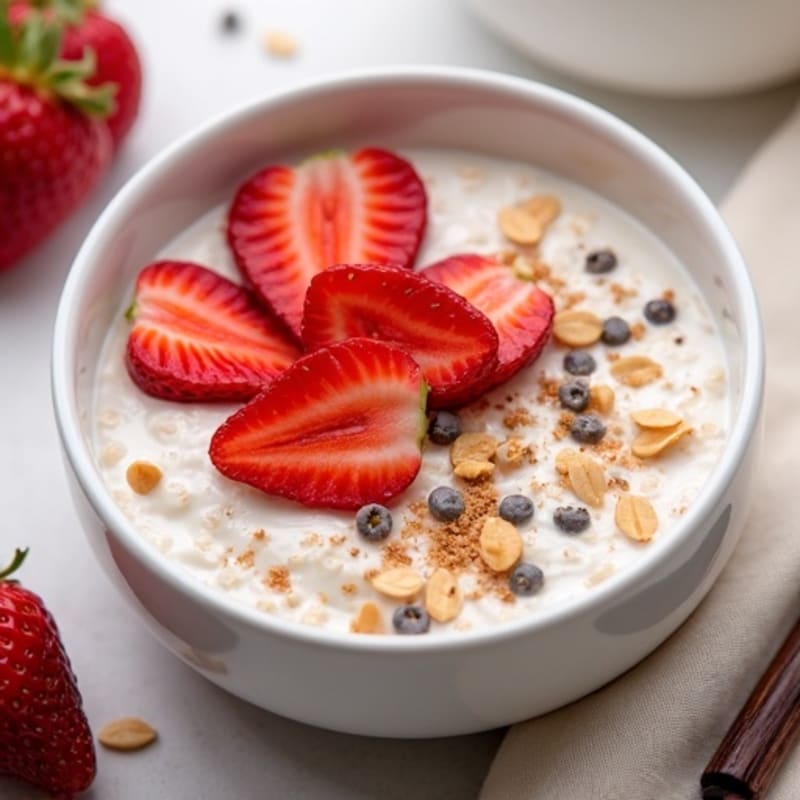 Creamy Strawberry Overnight Oats