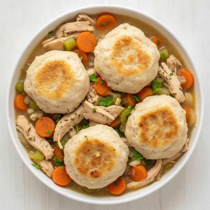 Homestyle Chicken and Herb Dumplings