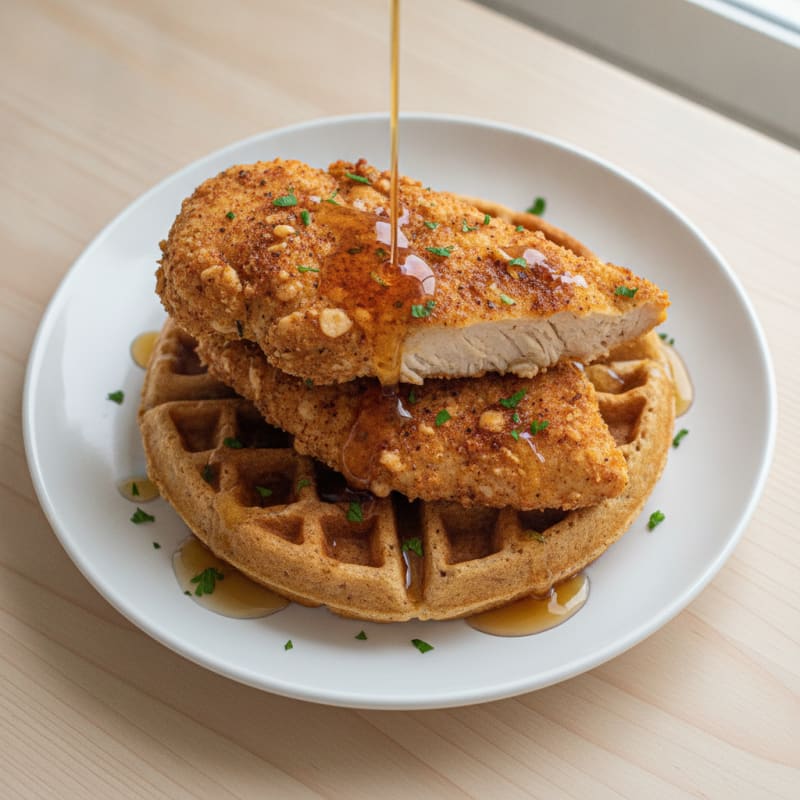 Golden Chicken & Waffles