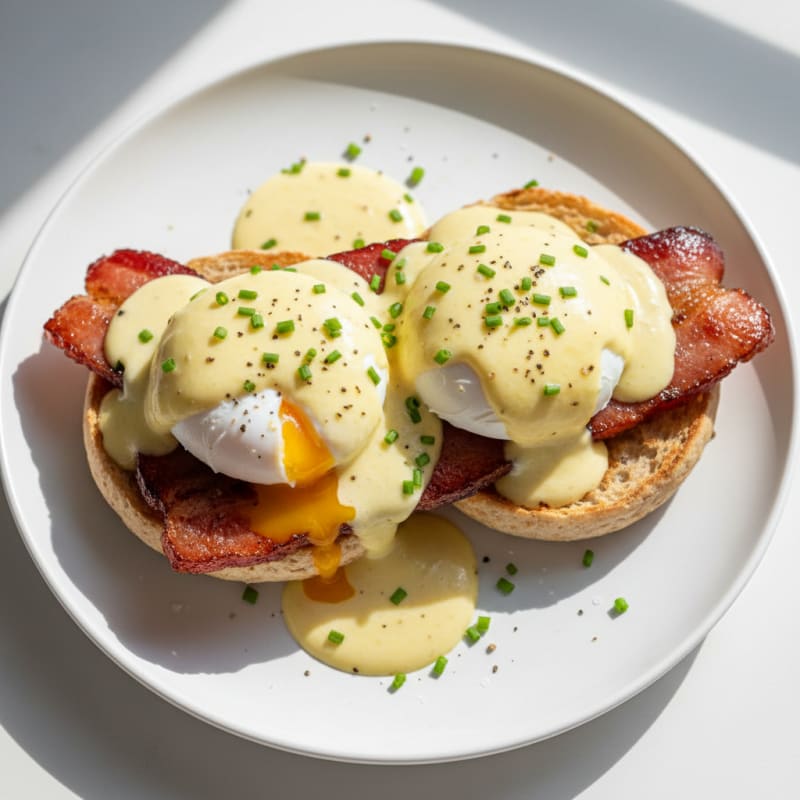 Creamy Classic Eggs Benedict with Zesty Hollandaise