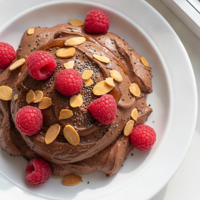 High-Protein Chocolate Yogurt Mousse