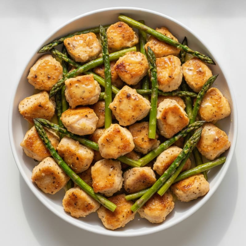 Lemon Herb Chicken with Roasted Asparagus