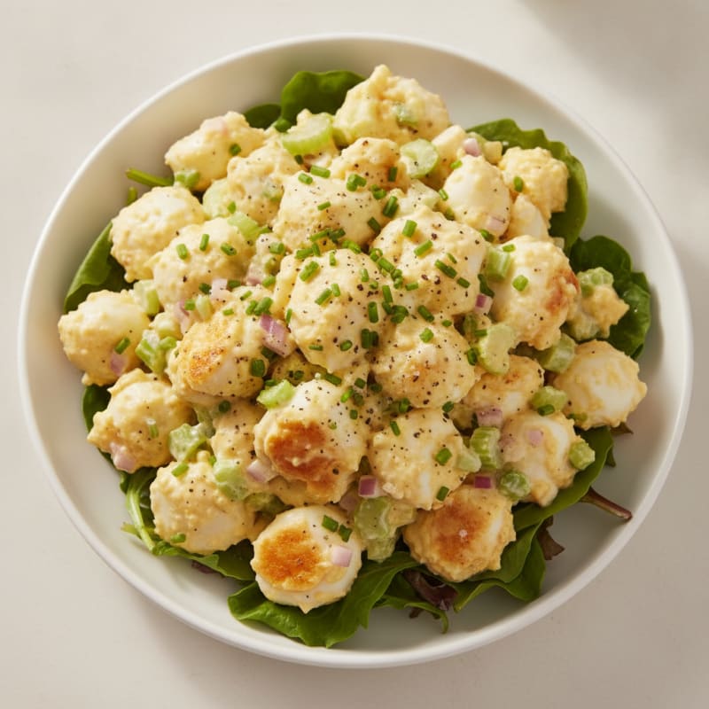 Classic Egg Salad with Creamy Mayonnaise