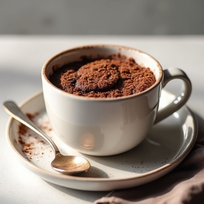 Healthy Chocolate Protein Mug Cake