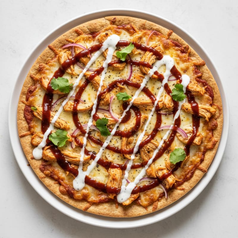 Crispy BBQ Ranch Chicken Pizza