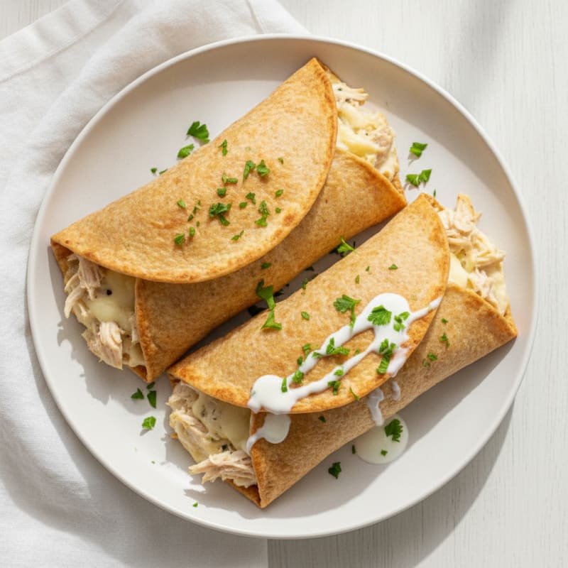 Baked Chicken and Cheese Hot Pockets