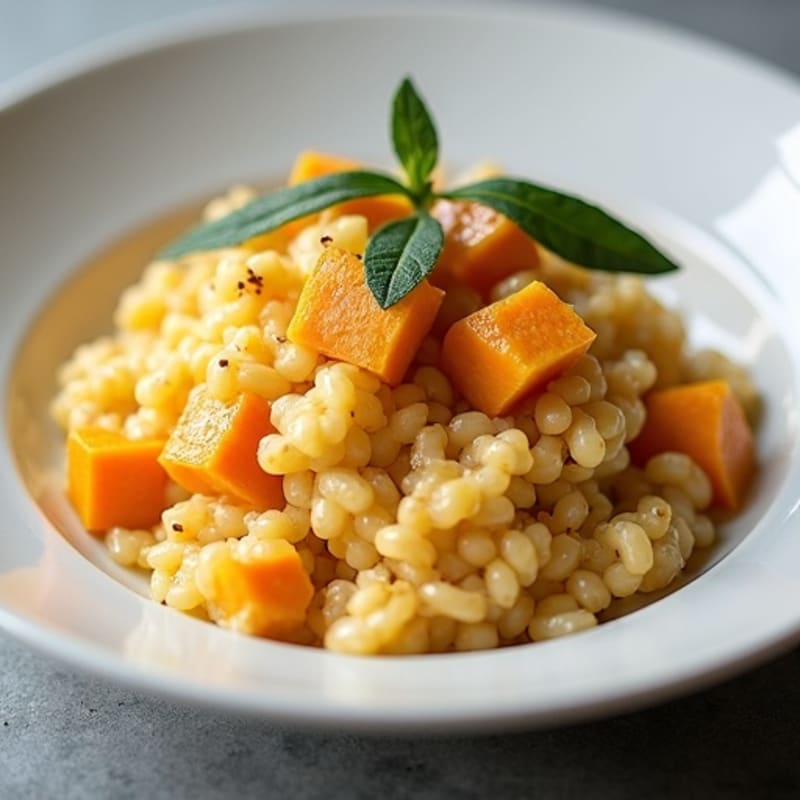 Creamy Roasted Pumpkin Sage Risotto
