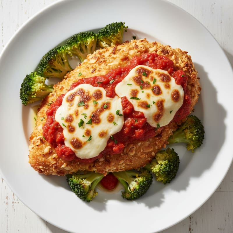 Pan-Fried Chicken Parmesan with Marinara