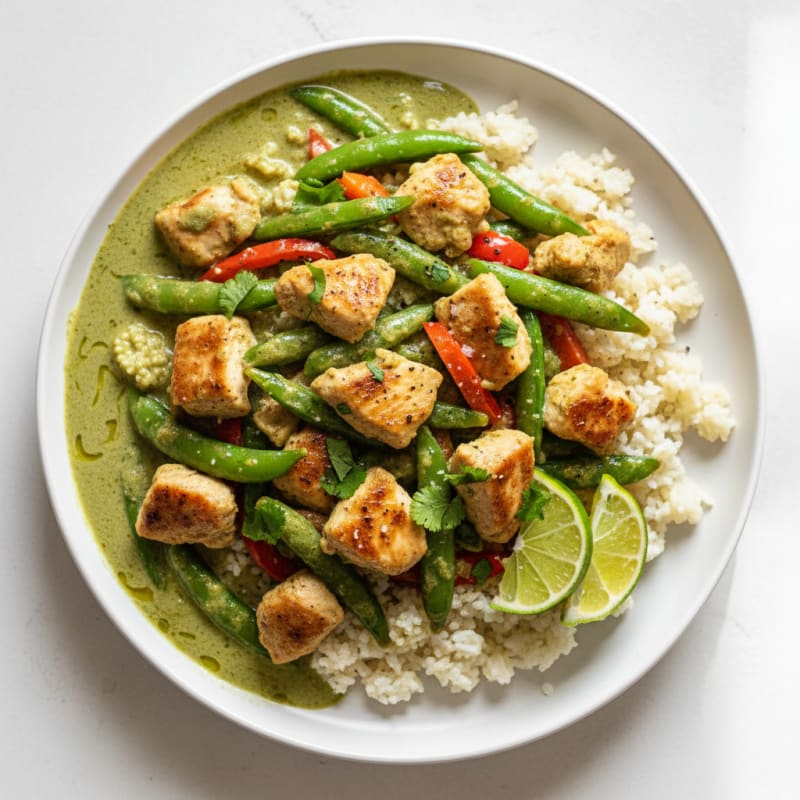 Creamy Thai Green Curry Chicken