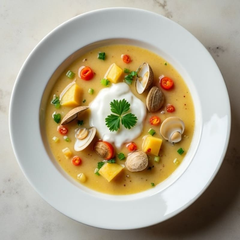 Healthy Creamy Clam Chowder