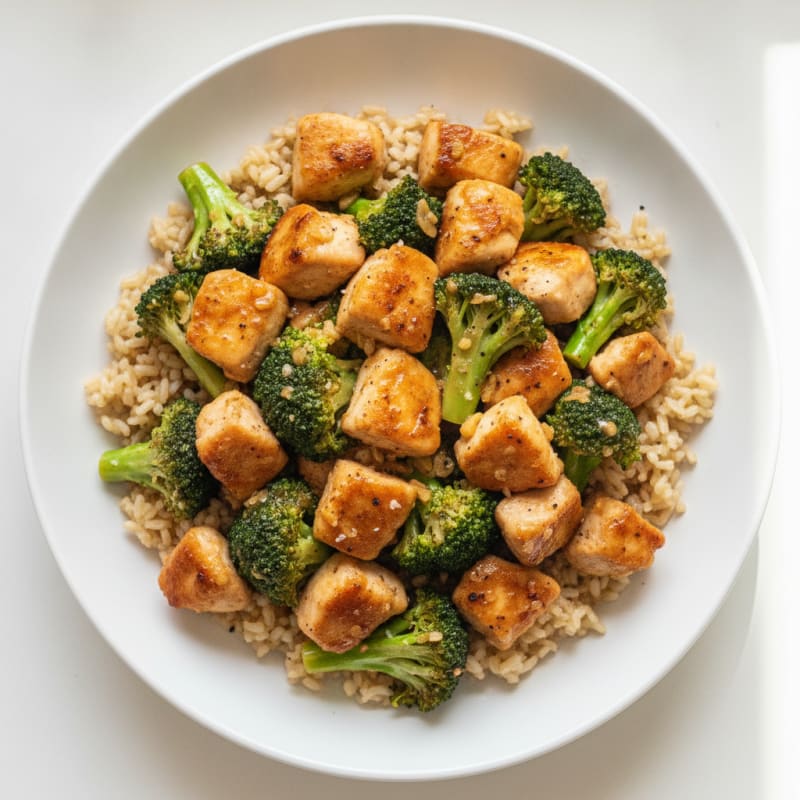 Garlic Chicken and Broccoli Stir-Fry
