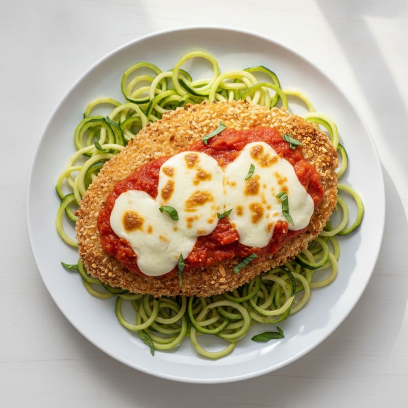 Crispy Chicken Parmesan with Marinara