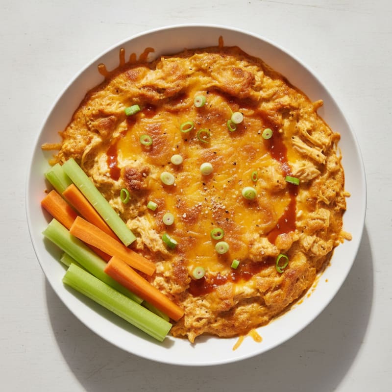 Buffalo Chicken Baked Dip