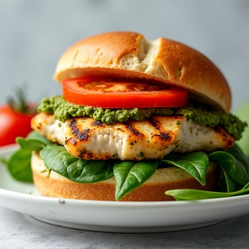 Grilled Pesto Chicken Sandwich
