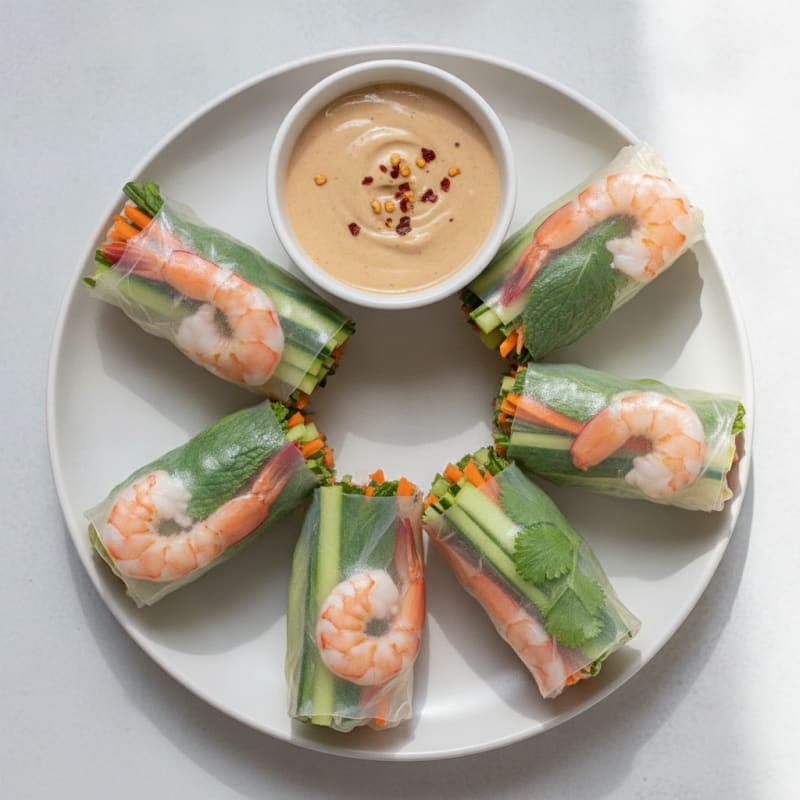 Fresh Shrimp and Herb Summer Rolls