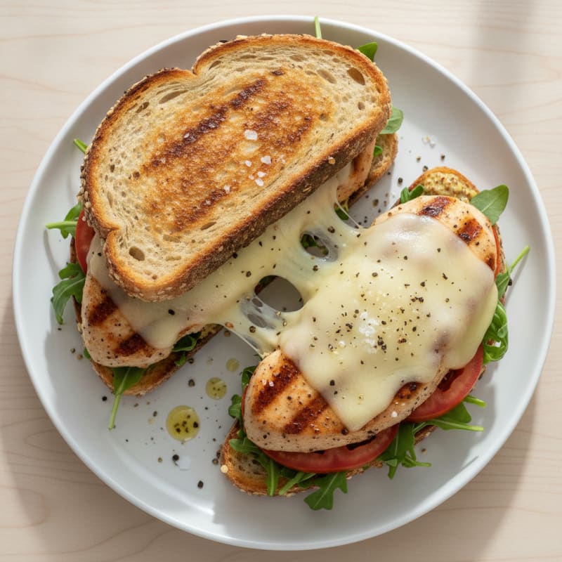 Grilled Chicken and Provolone Sandwich