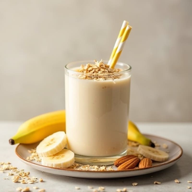 Creamy Banana Oatmeal Smoothie