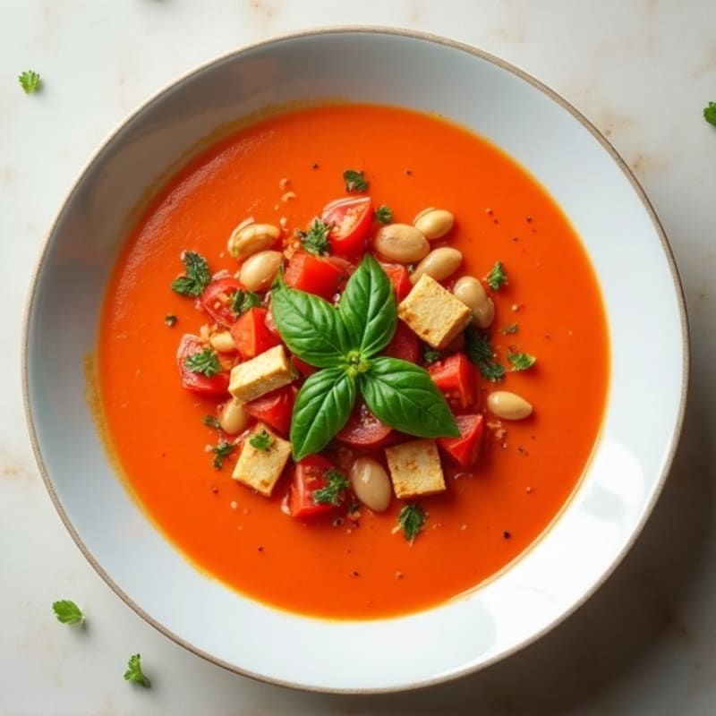 Creamy Fresh Tomato Basil Soup
