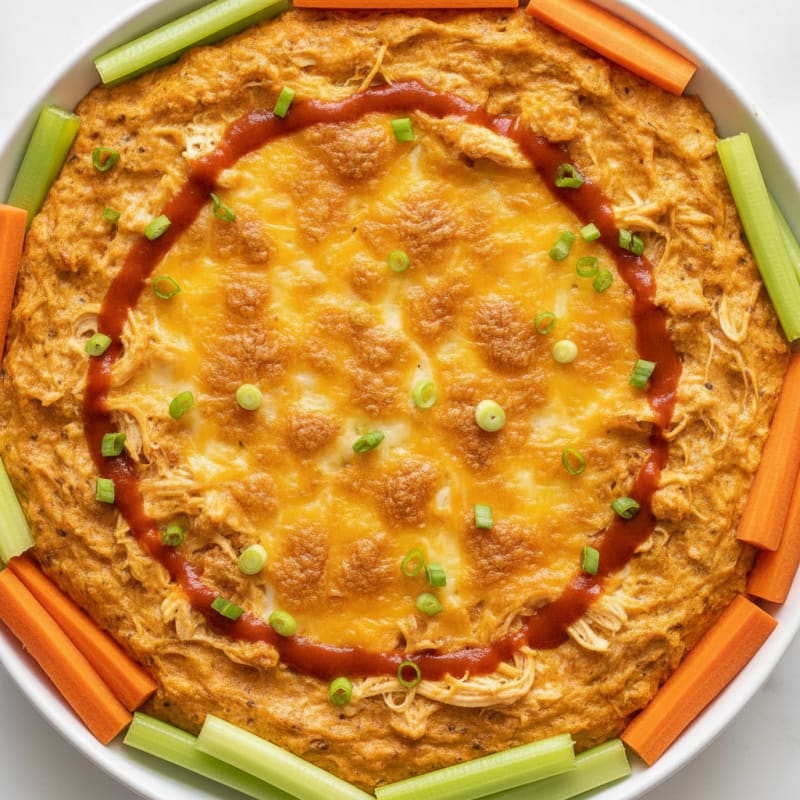 Creamy Buffalo Chicken Dip Platter