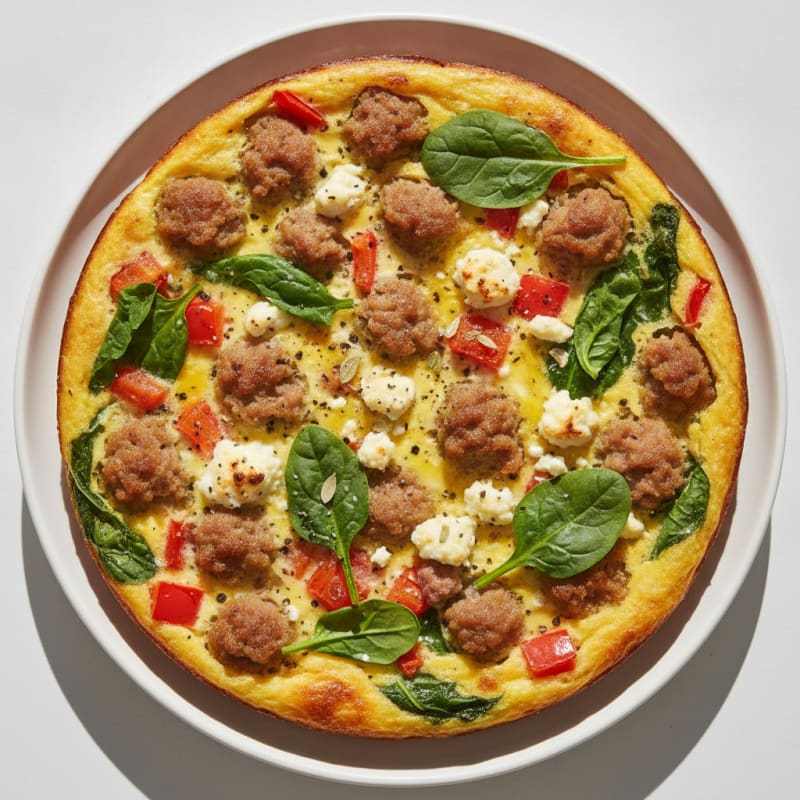 Savory Egg and Turkey Sausage Bake