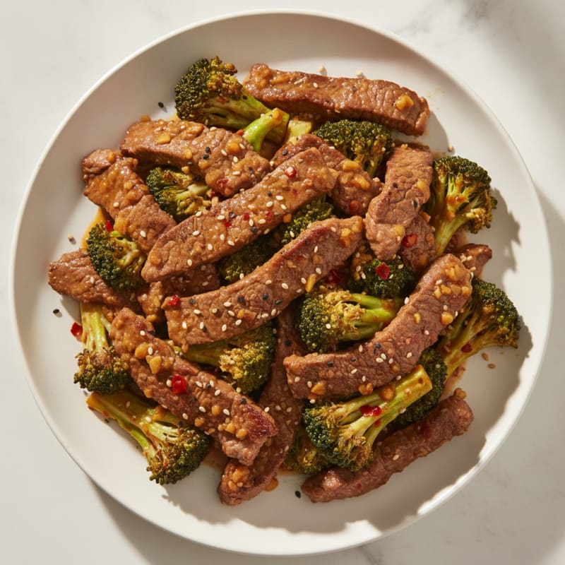 Sesame Beef & Broccoli Stir-Fry